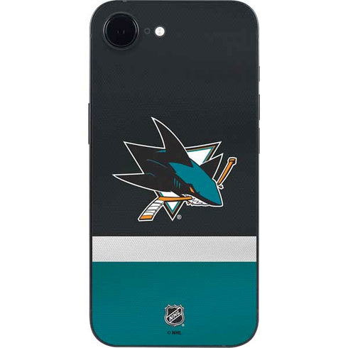 NHL San Jose Sharks Jersey iPhone 16e Skin